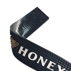 Customizable Rubber <b>Bar</b> Mat Silicone Spill Mat <b>Bar</b> <b>Runner</b> Pub Rail Mat Drip Tray Non Slip Countertop Pad with Logo - Product Image 4