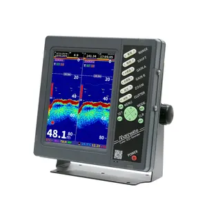 Buscador de peces GPS comercial de doble frecuencia de 8 pulgadas, sistema de buscador de peces de 1kw