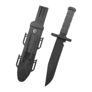 Coltello da Sopravvivenza con Luce LED, Accendifuoco, Fodero in Plastica Dura, EDC per Caccia e Campeggio, Lama Fissa, OEM MEIJI 4cr13 - Product Image 1