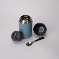 Nouveau Design 520ml 730ml Portable Étanche Récipient Alimentaire En Acier Inoxydable Thermique Boîte Alimentaire Vide Lunch Flacon
