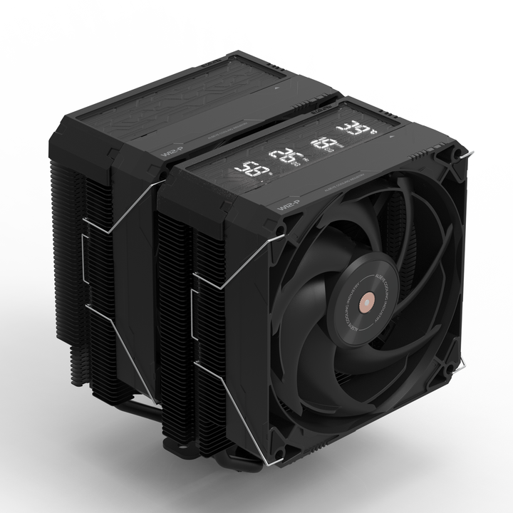 Alseye Q120DT PLUS 6 Heat Pipes Twin Towers Air Cooler CPU Temp Fan ...