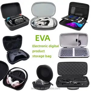 Factory supplied anti pressure EVA storage bag, outdoor travel portable digital EVA bag anti drop hard case storage box