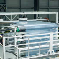 Extrudeuse de film soufflé multicouche ABC(IBC) à trois couches pour la fabrication de films PE