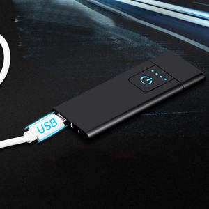2025 encendedor de cigarros electrónico sin llama recargable USB de doble cara con colores - Product Image 4