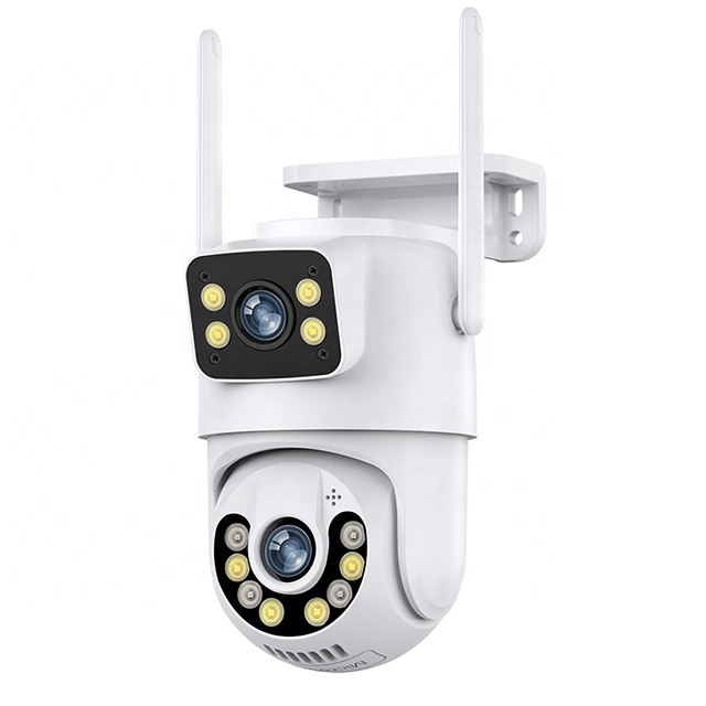 HOT SELL ICSEE 6MP PTZ Wifi Camera Dual Lens Auto Tracking Ai Human Detect Outdoor Wireless Surveillance Network Camera
