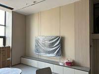 Panneau mural composite moderne en WPC, bois, charbon de bambou et PVC – Étanche, insonorisant, anti-humidité, antistatique pour usage domestique