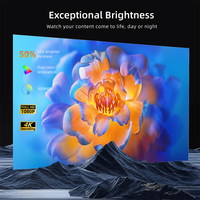 Projecteur LCD Topleo 1080P avec mise au point automatique, correction trapézoïdale 6D, Android 14, Wi-Fi double bande, USB pour chambre à coucher, salon, projecteur de films
