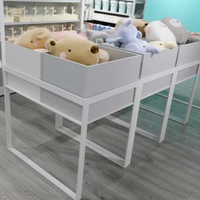 NOME la fête verte combinaison acier-bois écologique jouets en peluche présentoir palette promotionnelle au kiosque d'accessoires de porte
