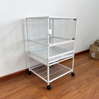 Nouvelle Cage à Oiseaux Extérieure Grande Taille 2026, Style Tendance, Qualité Supérieure, Cadre en Fil d'Acier Robuste et Durable, Idéale pour les Perruches