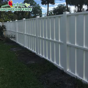 vinyl shadowbox fence/PVC semi-privacy fence