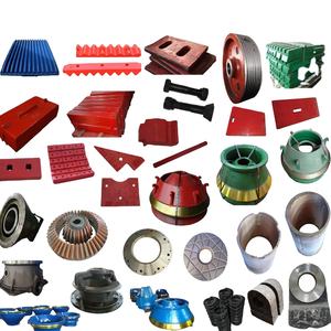 Высокомарганцевые литейные вкладыши для щековой дробилки, детали для износа PE900x1200 и PE1200x1500, щековые пластины для горнодобывающих машин - Product Image 1