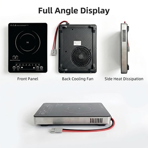 Fornello a Induzione Singolo OEM ad Alta Efficienza 24V/48V DC, Alimentato a Batteria, Impermeabile, Portatile per Camper e Viaggi all'Aperto - Product Image 5