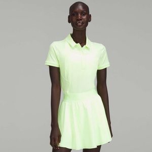 Women's Sexy Tenniscore Half Zip Golf Polo Skirt <b>Athletic</b> Breathable Anti-UV 4-way Stretch Quick Dry Workout Sets - Product Image 2