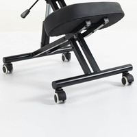 Chaise ergonomique à genouillères avec dossier en maille, chaise de posture réglable en hauteur, tabouret à genouillères pour bureau, maison, étude