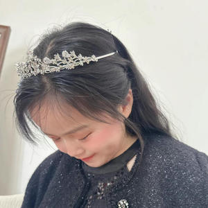 Couronne et diadème en strass cristal couleur argent, accessoires de cheveux de <span class=keywords><strong>mariage</strong></span>, diadèmes de mariée, couronne de cheveux, coiffe de <span class=keywords><strong>mariage</strong></span>, diadème <span class=keywords><strong>pour</strong></span> femme - Product Image 5