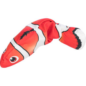 Peluche de poisson corail 26 cm pour animaux de compagnie, jouet en peluche doux pour animaux de compagnie - Product Image 6
