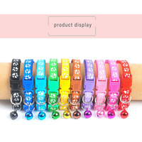 Collier pour chat Playpal coloré et mignon avec clochette, boucle réglable et motif patte – Fournitures et produits pour animaux de compagnie, collier pour chien avec clochette
