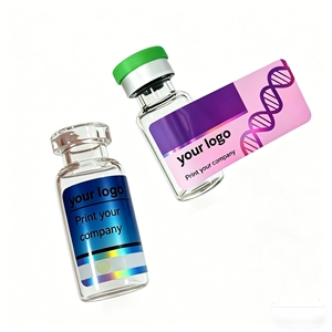 Etiqueta para Botellas de Suplementos para <span class=keywords><strong>Jóvenes</strong></span>, 2ml 5ml 10ml, Personalizada <span class=keywords><strong>con</strong></span> Péptidos, Adhesivo de Vidrio y Plástico para Adelgazamiento y Salud - Product Image 3