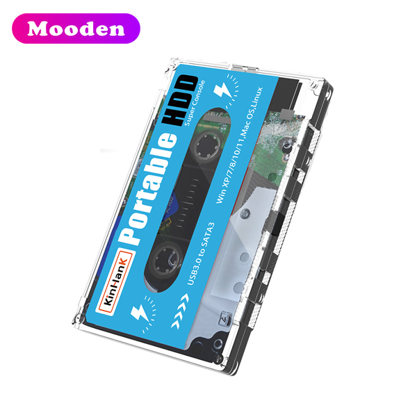 Kinhank 500G HDD Portable External Hard Drive Disk 55000 Retro Video Games for PSP/PS1/PS2 Game Card for Windows/Mac