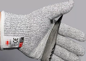 Gants de sécurité tricotés HPPE de niveau 3/5 résistants aux coupures haute performance - Product Image 6