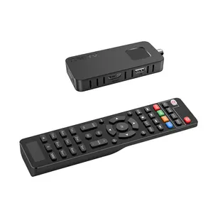 最新数字电视棒U8迷你H.265 DVB-T2机顶盒USB WIFI 10位高清1080P FTA智能机顶盒DVB T2接收器电视棒