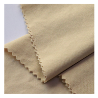 Tissu jersey simple tricoté écoresponsable en gros, 23% chanvre, 55% coton biologique, 22% Sorona, pour vêtements de sport et activités de plein air