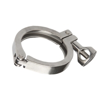 SS304 acier inoxydable broche unique 4 "6" Tri trèfle TC collier de serrage raccord de tuyau robuste Tri-pince