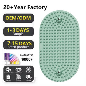 Placa de presión de pie portátil personalizada, esterilla de masaje de pies de acupresión Shiatsu para aliviar el estrés, dolor de arco y talón, hogar y gimnasio - Product Image 2