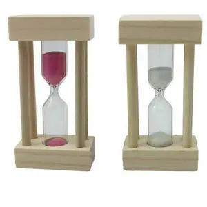 3-Minute Classical Pine Wooden Tea Sand Timer Customizable Logo Wholesale ODM/OEM Hourglass