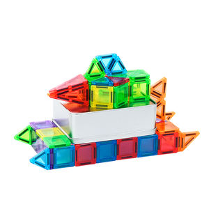 Mattonelle magnetiche <span class=keywords><strong>Mini</strong></span> blocchi di costruzione per bambini blocchi magnetici Set da viaggio - Product Image 3