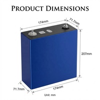 Kapasitas tinggi Cornex Kelas A + siklus prismatik Lifepo4 3.2V baterai 314Ah tenaga surya rumah penyimpanan energi LiFePO4 sel