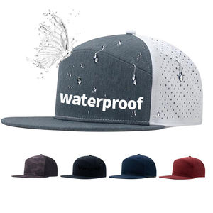 Casquettes de baseball à visière incurvée en coton imperméable découpées au laser unisexes personnalisées Hip Hop pour une utilisation en quatre saisons - Product Image 1