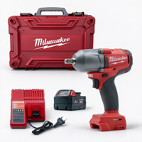 Clé à chocs sans fil Milwaukee 18v, clé à chocs à couple élevé, kit avec batterie 5.0Ah, chargeur avec prise EU pour travaux de boulonnage intensifs