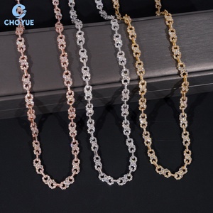 GRA VVS Moissanite Infinity Cuban Chain S925 <b>Silver</b> Full Paved Diamond Hip Hop <b>Necklace</b> <b>For</b> <b>Men</b> Women - Product Image 3