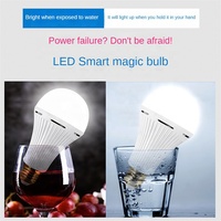 Ampoule rechargeable E27 9W 12W 15W, ampoule LED d'urgence à haute luminosité, lumineuse dans l'eau, éclairage portable extérieur 85-265v