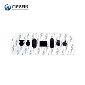 Personalizado OEM serviço fábrica vendas controle tátil gráfico sobreposição impermeável toque membrana interruptor painel - Product Image 2