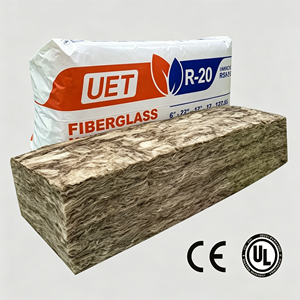<span class=keywords><strong>Isolation</strong></span> <span class=keywords><strong>en</strong></span> <span class=keywords><strong>fibre</strong></span> <span class=keywords><strong>de</strong></span> verre UET Eco Brown ASTM E84 ISO R11 3,5 pouces, rouleau pré-découpé pour <span class=keywords><strong>l</strong></span>'<span class=keywords><strong>isolation</strong></span> des bâtiments à ossature métallique aux États-Unis et au Canada - Product Image 1
