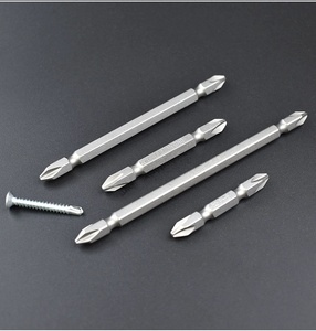 Công nghiệp 65mm S2 PH2 đôi đã kết thúc chéo rãnh tuốc nơ vít bit đồng bằng Torx công cụ điện DIY lớp thép tùy chỉnh OEM - Product Image 6