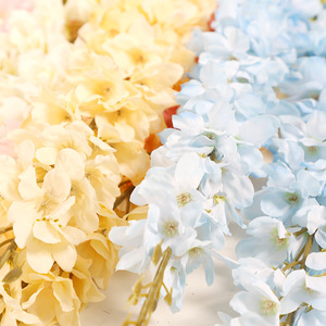 Flores Artificiales de Cola de Golondrina, de Plástico y Seda, de Alta Simulación, para Decoración de Bodas, Accesorios para Pasillos, Decoración del Hogar - Product Image 1