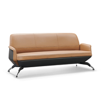 Bureau de réception personnalisé Bureau de direction Commercial Affaires Mobilier de bureau moderne Canapé en cuir pour le bureau
