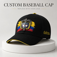 Casquette de baseball en suède élégante avec broderie 3D personnalisée, strass noirs de luxe, logo sur mesure, vente en gros