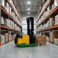 Chariot élévateur électrique 1500kg 2000kg OEM robuste avec batterie au lithium, pneus PU, jambes à écartement, pour entrepôt, certifié CE