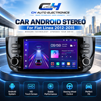 Pour Fiat Punto Evo 2012-2015, autoradio Android Auto 7 pouces, CarPlay sans fil, double DIN, GPS, écran tactile