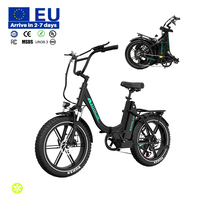 Vélo électrique pliable KOOLUX KL6S 48V 15.6Ah 20 pouces 7 vitesses, autonomie 80 km, frein à disque, certifié CE, entrepôt Allemagne
