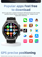 Jam Tangan Pintar 4G 1.43"466*466 Wifi Kamera Putar Panggilan Video SOS NFC GPS Playstore Google Translation HW18 Call 2 AMOLED Smart Watch