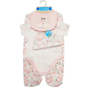 Design New Born Baby Girl Clothes set di vestiti per neonati Briantex 2020 New Full Knitted 100% Cotton Baby pagliaccetti inverno 400