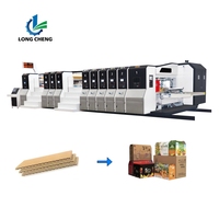 Máquina de Impresión Flexográfica de Alta Velocidad con Adsorción al Vacío LC-1224/1426, Ranurado y Troquelado, Totalmente Controlada por Computadora