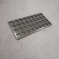 Moule à gâteau rectangulaire en acier alu de taille personnalisée 600*800 pour brownie, réutilisable, antiadhésif, écologique