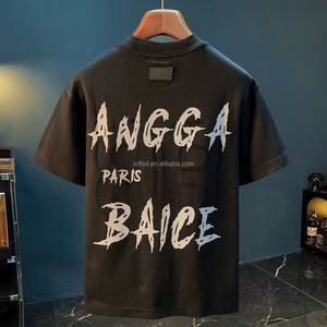 T-shirt décontracté pour homme, imprimé uni, à manches courtes, tendance, sportif, respirant, propre, collection 2026, vente chaude - Product Image 6