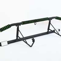 Barre de traction pliable pour usage domestique, fixation murale sans perçage, type crochet, pour une ou deux barres, adaptée aux portes intérieures